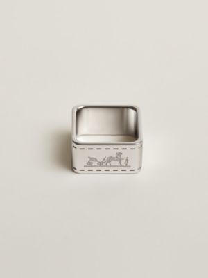 カレ 90 《銀細工の花》 - マロン | Hermès - エルメス-公式サイト